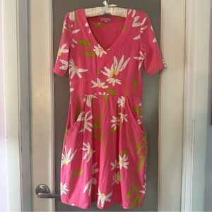 Lilly Pulitzer Floral Pink, green & white dress